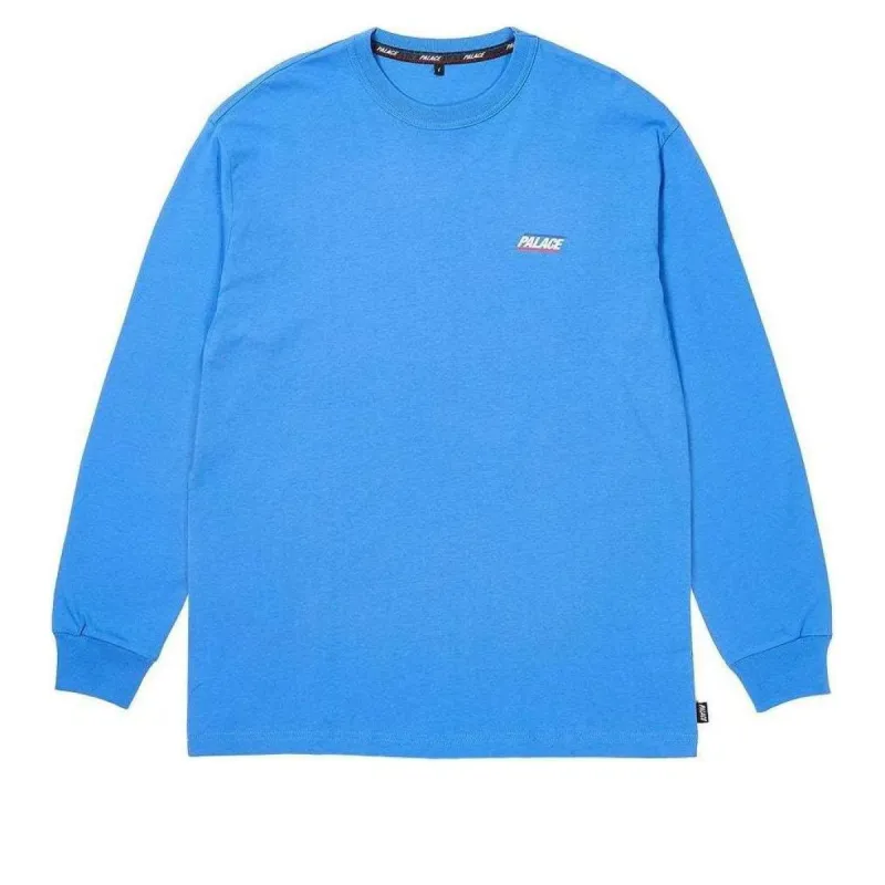 Palace Basically A Long-Sleeve T-shirt 'Platial Blue' P26LS010 sold by KicksCrew