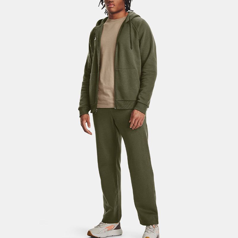 Under Armour Rival Fleece Pants 'Green' 1379868-390 sold by KicksCrew product image thumbnail 3