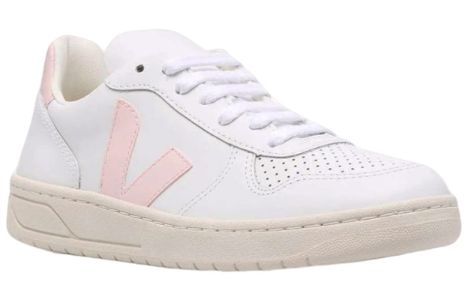 Veja V-10 Low-Top Sneakers 'White Pink' VX0202644 sold by KicksCrew