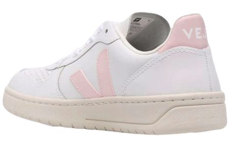 Veja V-10 Low-Top Sneakers 'White Pink' VX0202644 sold by KicksCrew