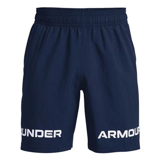 Under Armour Woven Graphic Wordmark Shorts 'Navy' 1361433-408 sold by KicksCrew