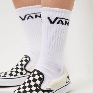 Vans AP CN Skate Crew Socks 'White Black' VN0A341NWHT sold by KicksCrew