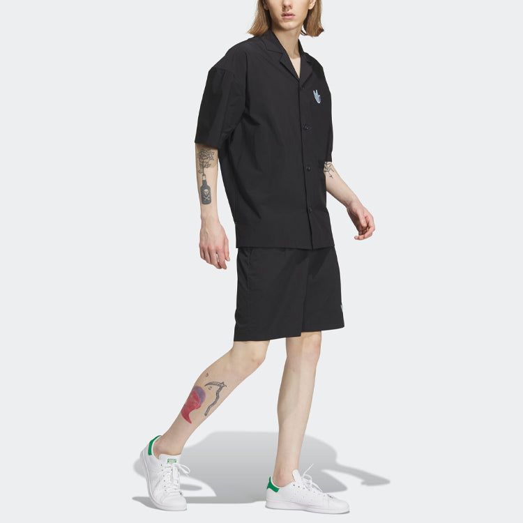 Adidas Originals Short Sleeve Shirts 'Black' IK8626 sold by KicksCrew product image thumbnail 4