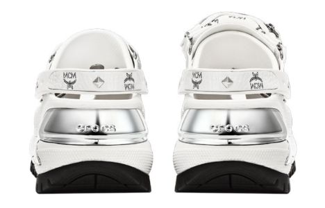Crocs x MCM Mega Crush Clogs 'White Silver' MEXDAMM08WT sold by KicksCrew
