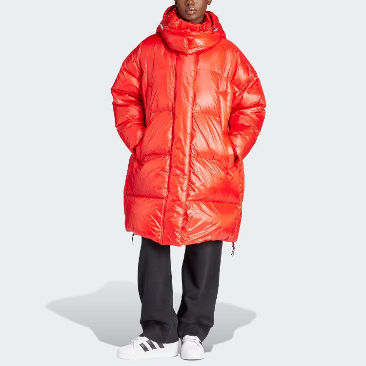 (WMNS) adidas Originals Puffed Long Jacket 'Orange' IR7118 sold by KicksCrew product image thumbnail 2