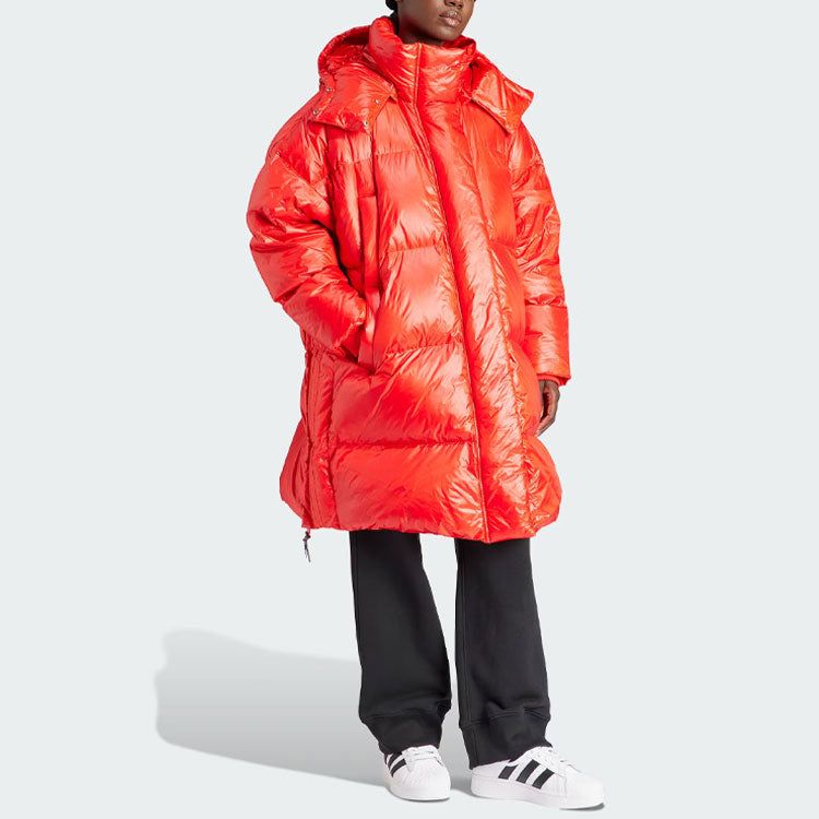 (WMNS) adidas Originals Puffed Long Jacket 'Orange' IR7118 sold by KicksCrew product image thumbnail 4