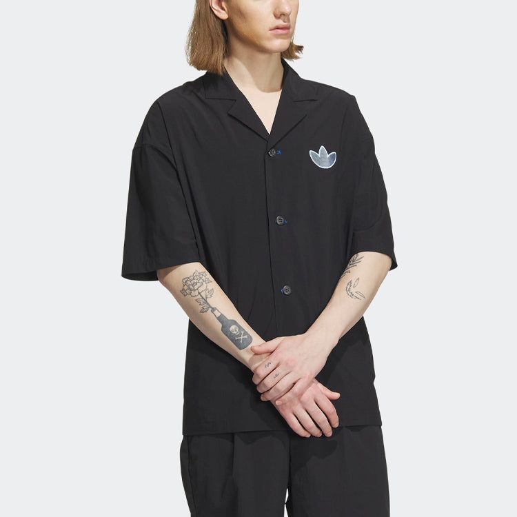 Adidas Originals Short Sleeve Shirts 'Black' IK8626 sold by KicksCrew product image thumbnail 2