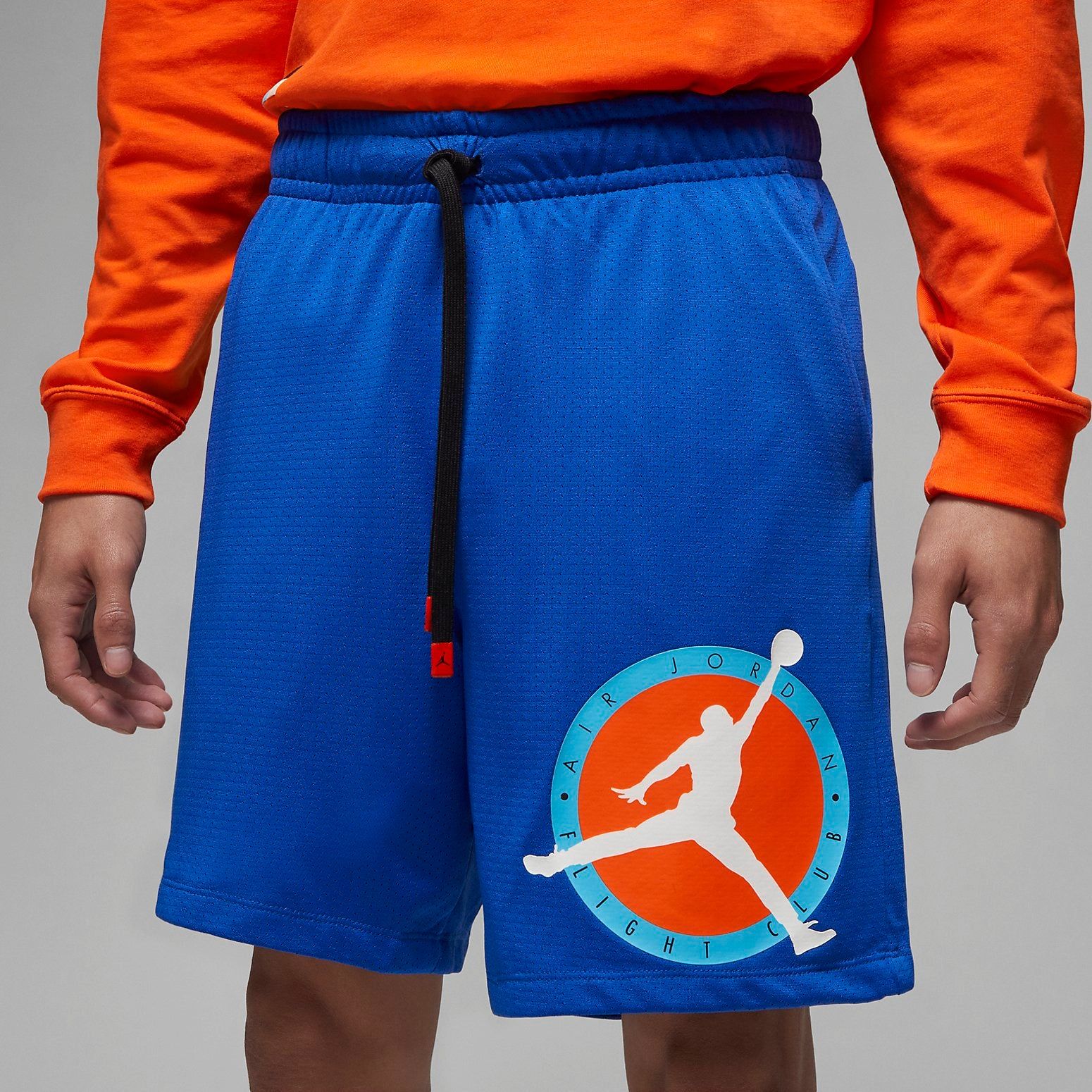 Air Jordan Flight MVP Mesh Shorts 'Blue Orange' DV7602-480 sold by KicksCrew product image thumbnail 2