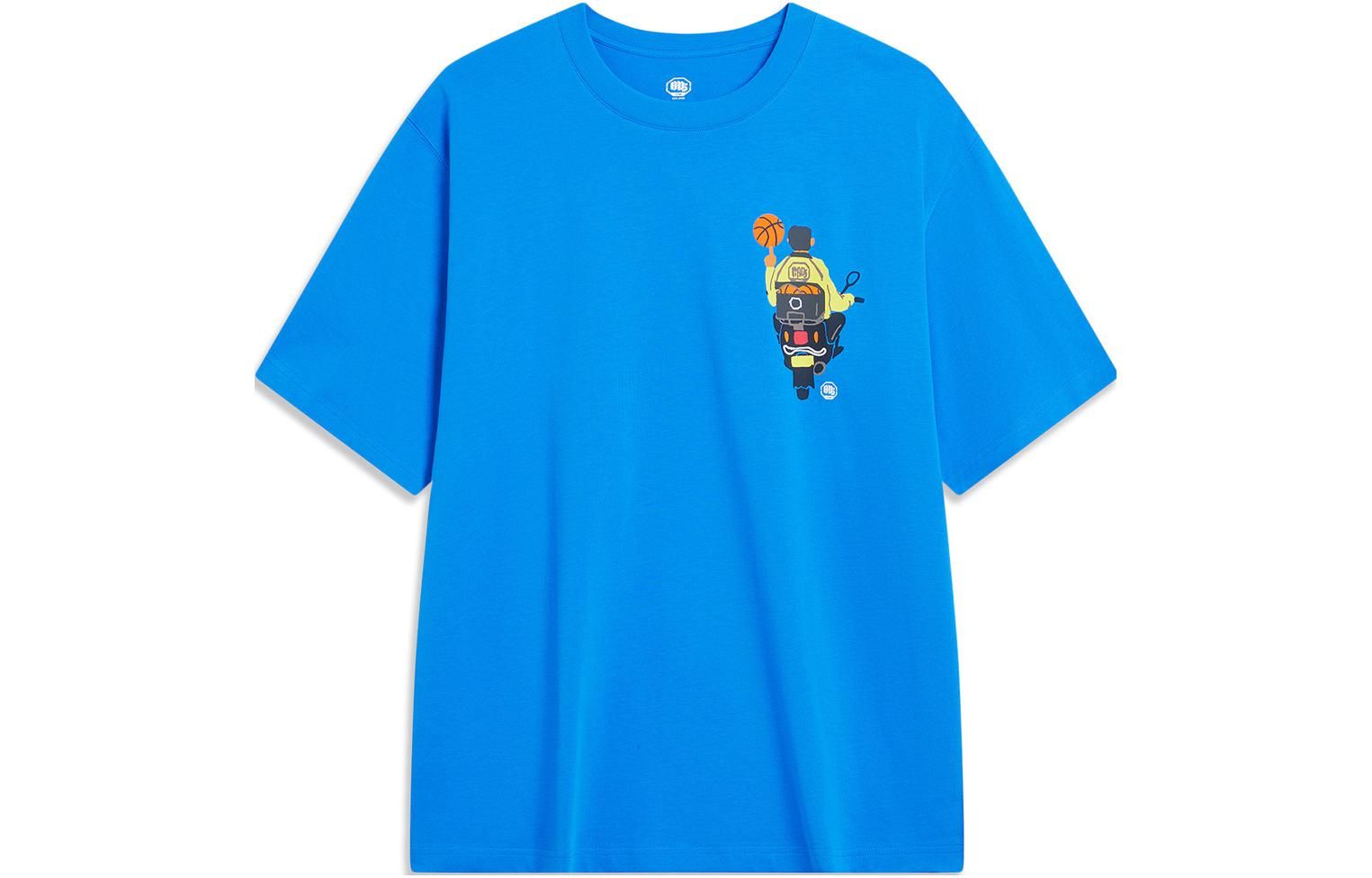 Li-Ning BadFive Graphic T-shirt 'Blue' AHST901-2 sold by KicksCrew product image thumbnail 2