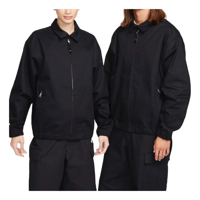 Nike SB Woven Twill Premium Skate Jacket 'Black' FQ0406-010 sold by KicksCrew