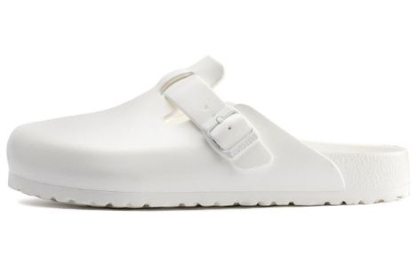 (WMNS) Birkenstock Boston Essentials EVA Narrow Fit 'White' 0127133 sold by KicksCrew