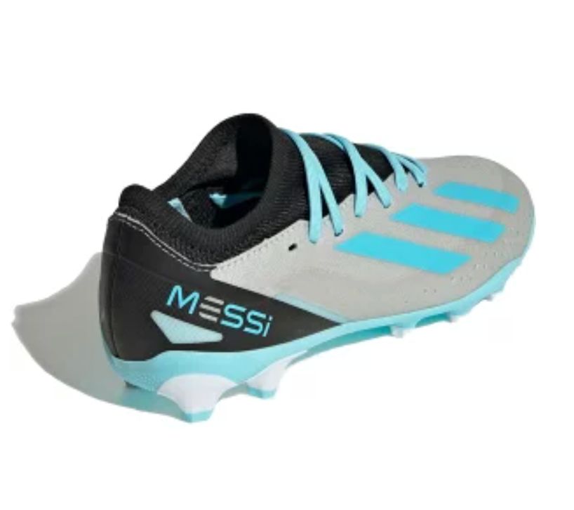 (GS) Adidas X Crazyfast Messi.3 MG Cleats 'Silver Bliss Blue Black' IE4081 sold by KicksCrew product image thumbnail 3