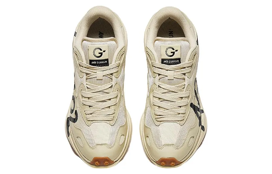 ANTA Running Series Sneakers 'Beige Black White' 112345580A-2 sold by KicksCrew product image thumbnail 3
