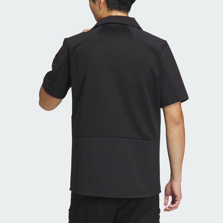 adidas Terrex Short Sleeve Polo Shirt 'Black' IC1971 sold by KicksCrew product image thumbnail 3
