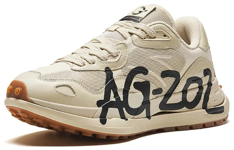 ANTA Running Series Sneakers 'Beige Black White' 112345580A-2 sold by KicksCrew product image thumbnail 2