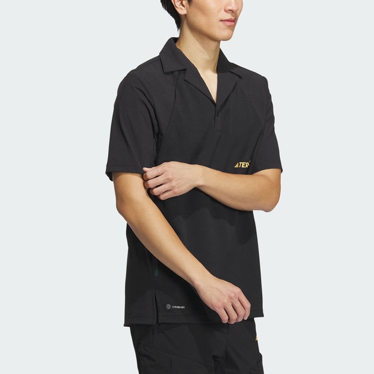 adidas Terrex Short Sleeve Polo Shirt 'Black' IC1971 sold by KicksCrew product image thumbnail 4