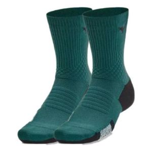 Under Armour Armourdry Playmaker Mid-Crew Socks 'Green' 1376230-722 sold by KicksCrew