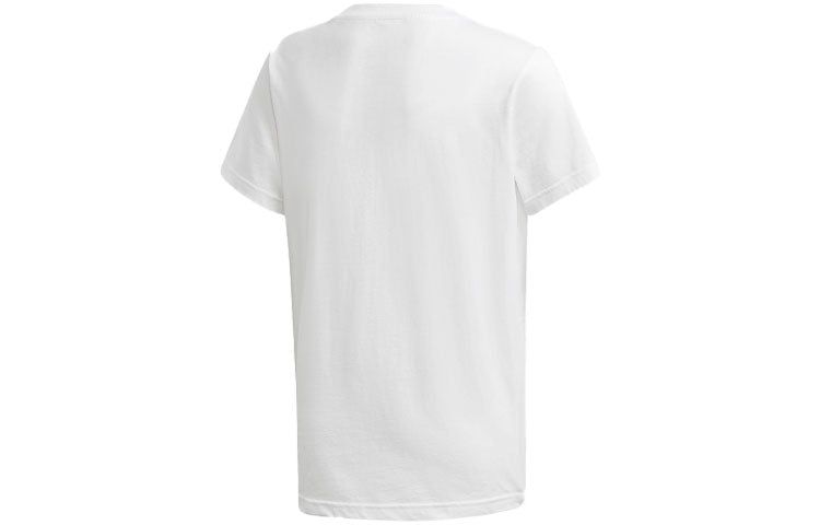 (GS) adidas Originals Trefoil T-Shirt 'White Black' DV2904 sold by KicksCrew product image thumbnail 2