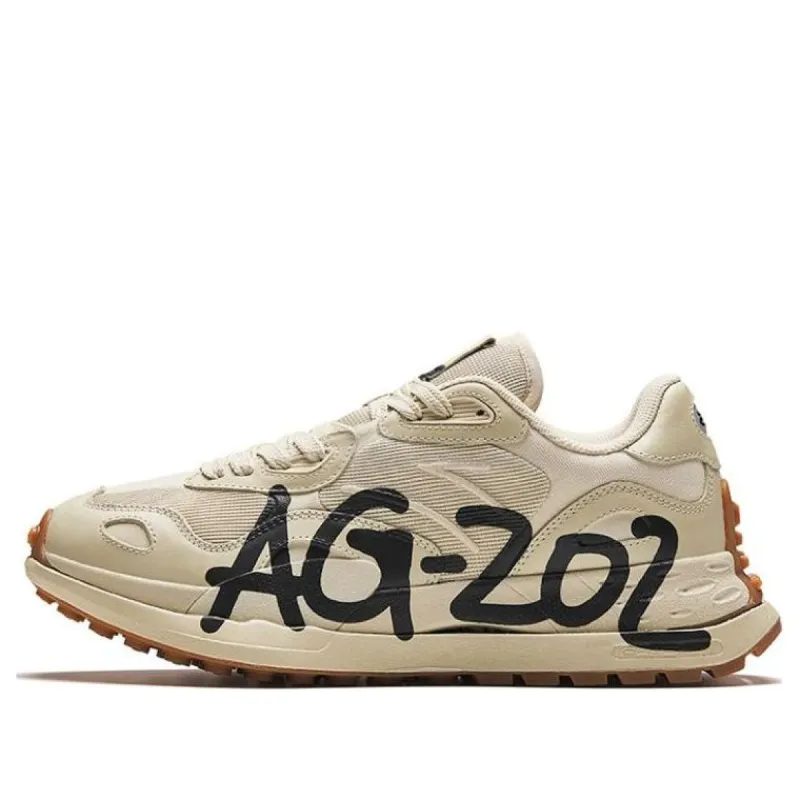 ANTA Running Series Sneakers 'Beige Black White' 112345580A-2 sold by KicksCrew