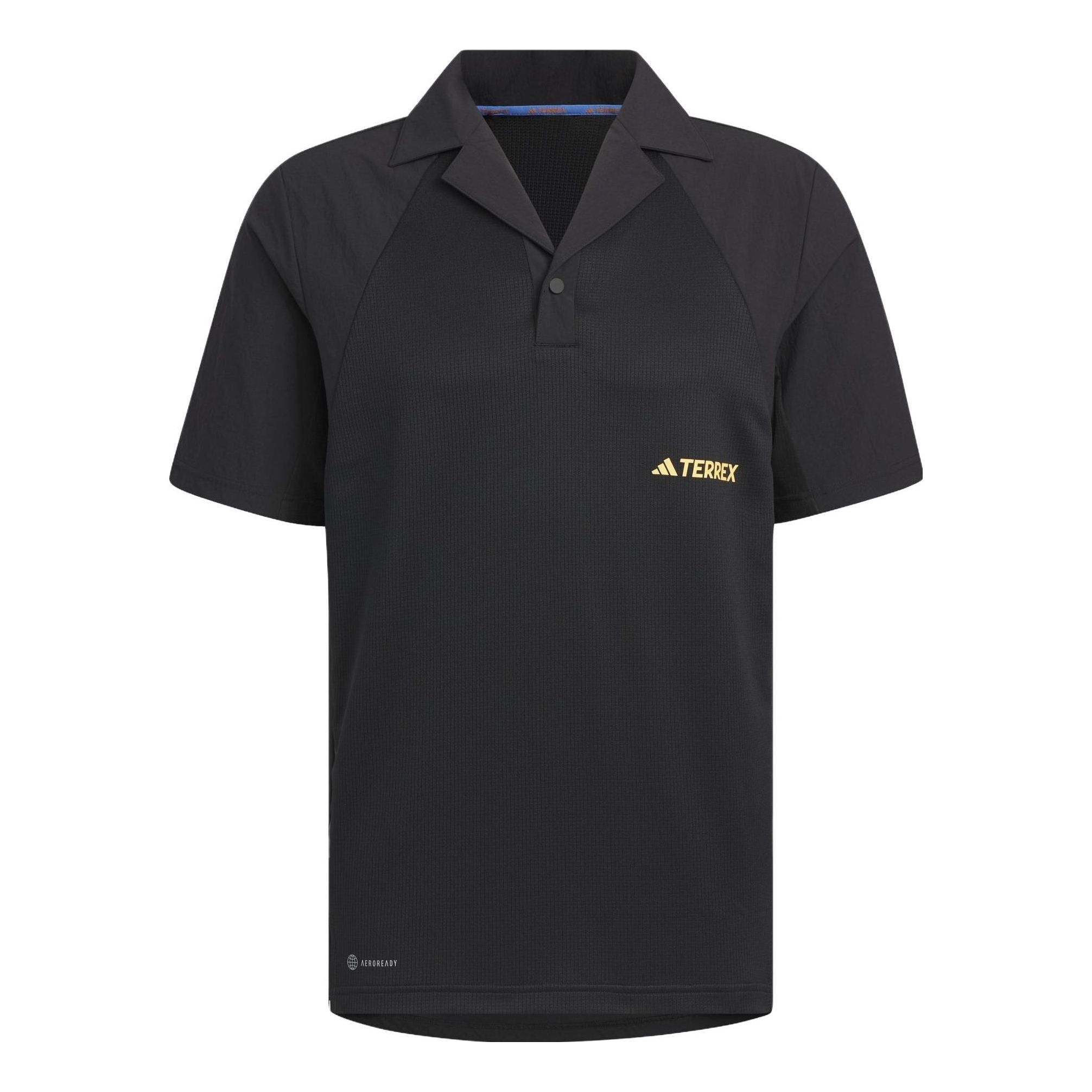 adidas Terrex Short Sleeve Polo Shirt 'Black' IC1971 sold by KicksCrew