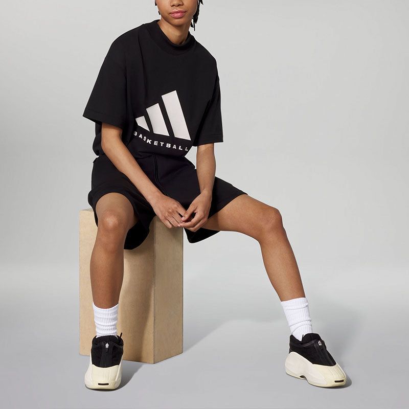 adidas Basketball Tee 'Black' IR8492 sold by KicksCrew product image thumbnail 4