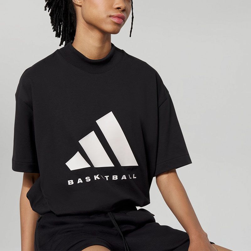 adidas Basketball Tee 'Black' IR8492 sold by KicksCrew product image thumbnail 5