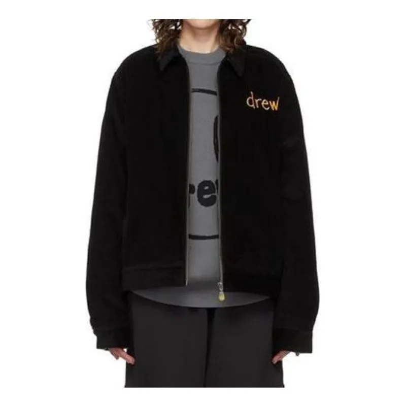 Drew House Ssense Exclusive Painted Mascot Jacket 'Black' DH-C6362-PMBK sold by KicksCrew