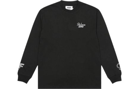 Palace X Rapha FW22 Logo Long Sleeve T-Shirt 'Black' ADQ02XXBLK sold by KicksCrew
