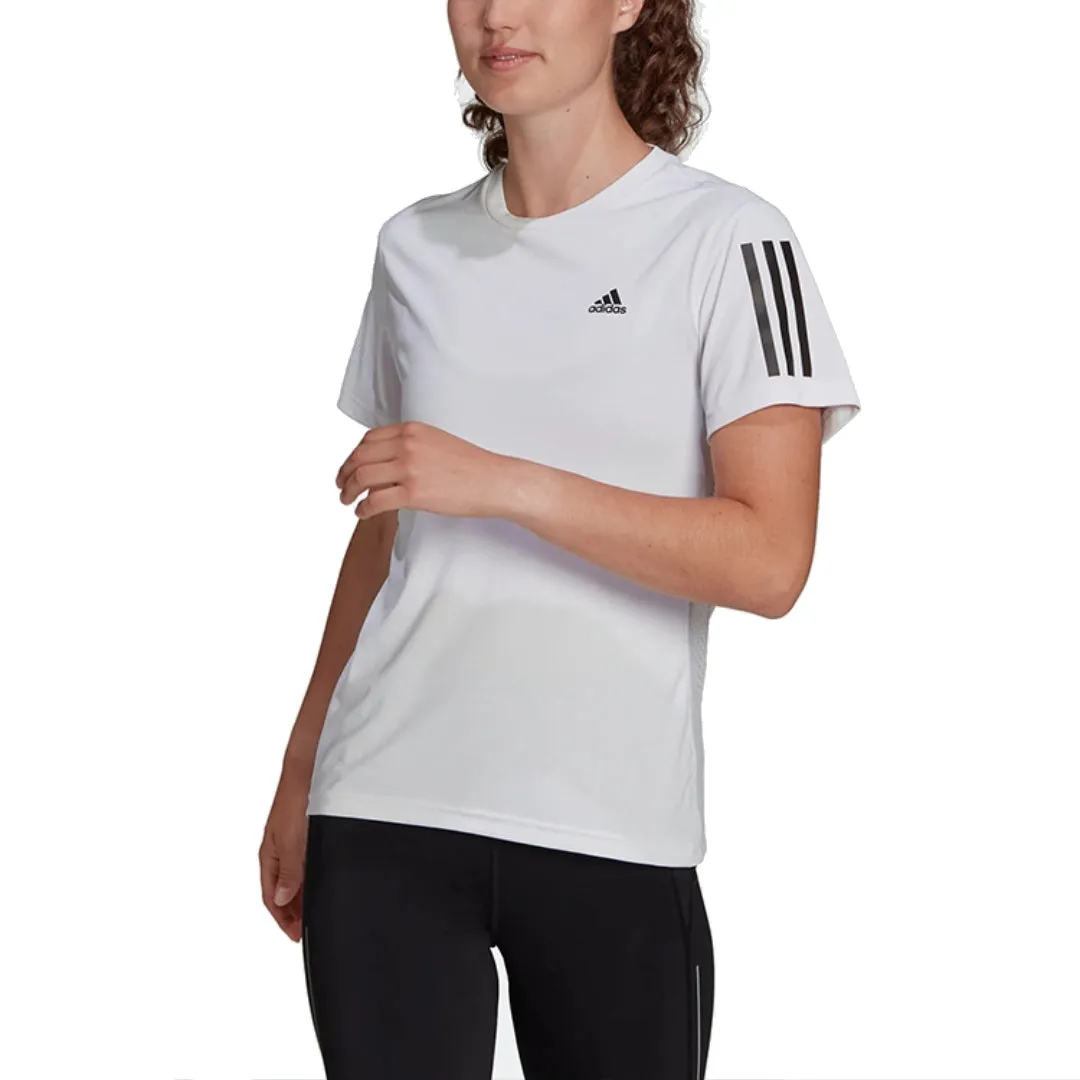 (WMNS) adidas Own The Run T-Shirt 'White' HB9380 sold by KicksCrew product image thumbnail 3