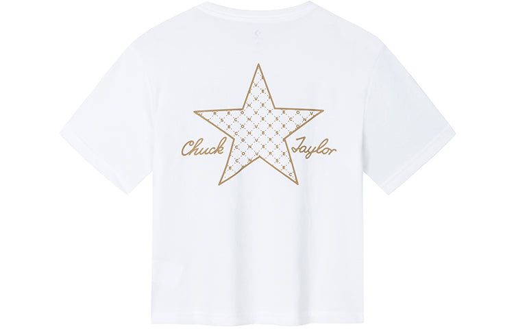 (GS) Converse Chuck Taylor Star Graphic T-Shirt 'White' CV2422041GS-001 sold by KicksCrew product image thumbnail 2