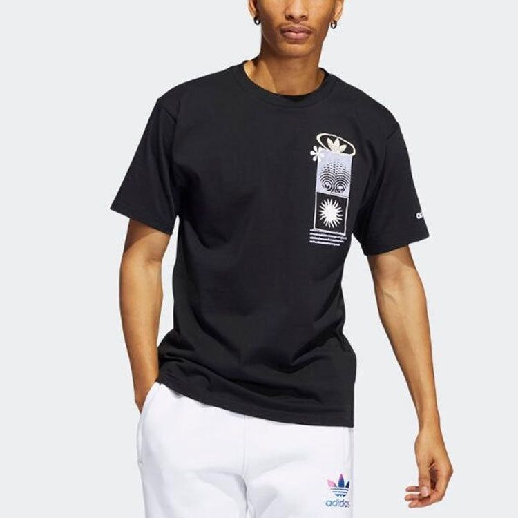 Adidas Originals Adiplay SS T-Shirt 'Black' HC2136 sold by KicksCrew product image thumbnail 2