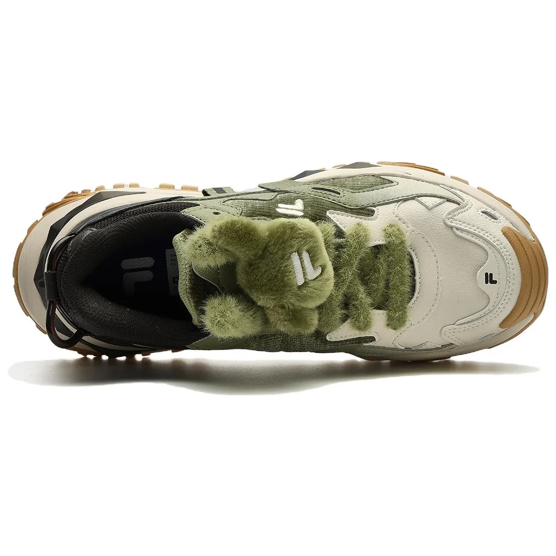 (WMNS) FILA FUSION BIANCO Sneakers 'White Green Black' T12W341302FWM sold by KicksCrew product image thumbnail 3