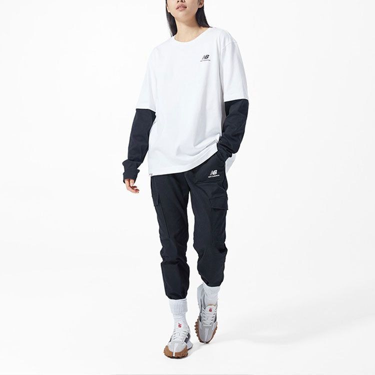 New Balance Classic Long Sleeve Tee 'White Black' 5DC16063-WT sold by KicksCrew product image thumbnail 3