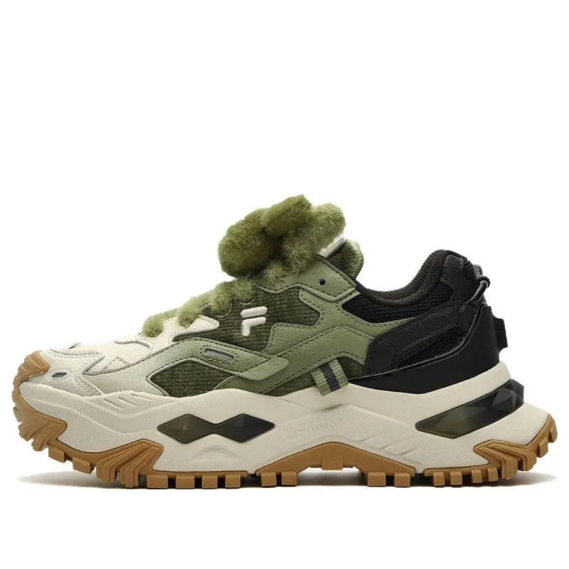 (WMNS) FILA FUSION BIANCO Sneakers 'White Green Black' T12W341302FWM sold by KicksCrew