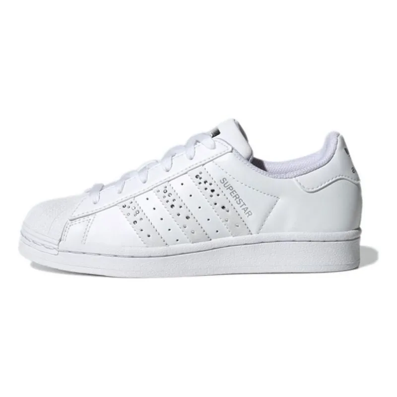 (GS) adidas Superstar 'White Sparkle' H04019 sold by KicksCrew