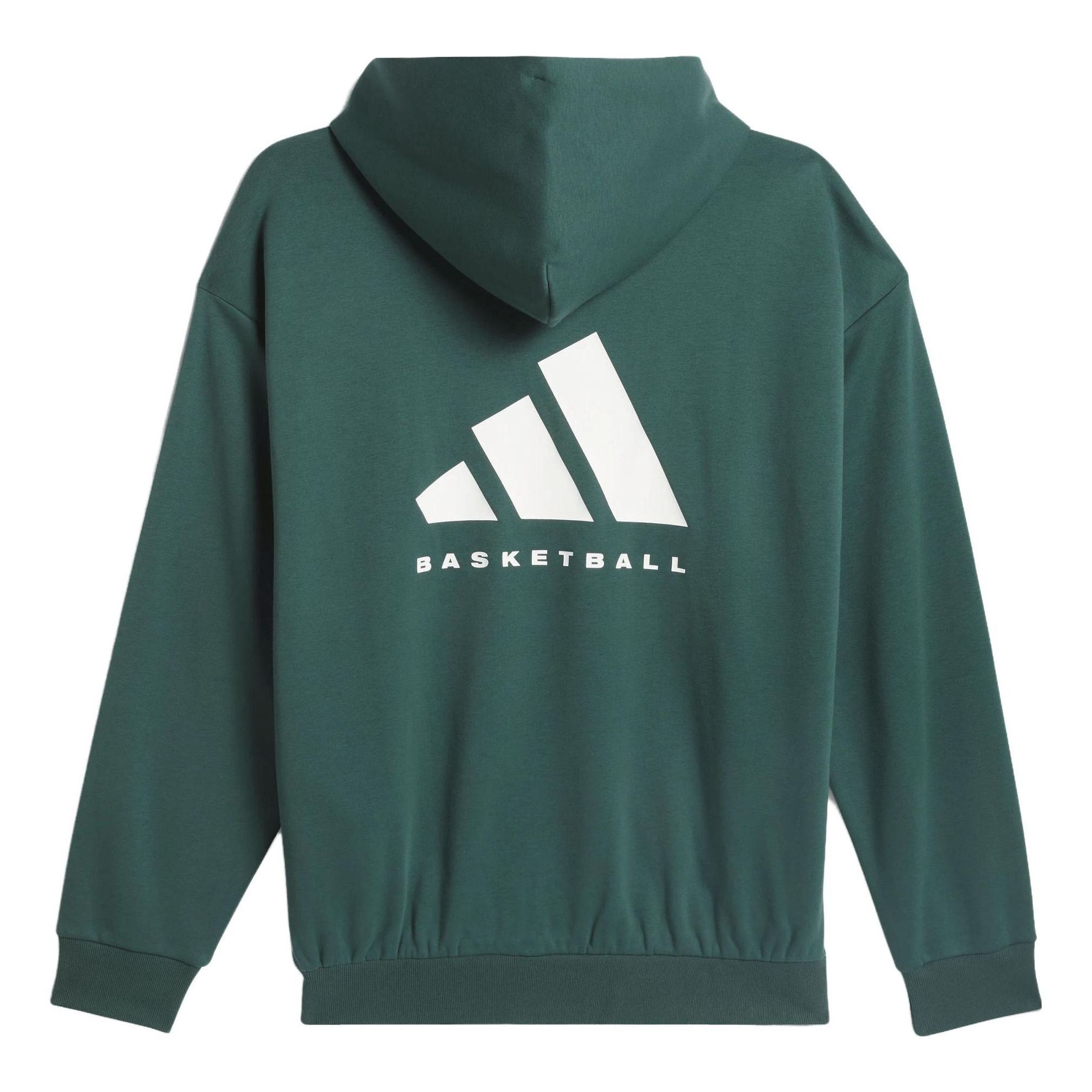 Adidas Basketball Hoodie 'Mineral Green' IM8419 sold by KicksCrew product image thumbnail 2