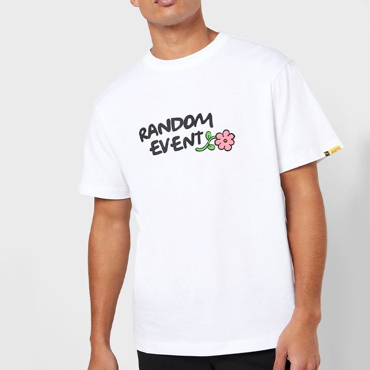 PUMA x Randomevent Casual T-Shirt 'White Black' 59666502 sold by KicksCrew product image thumbnail 3