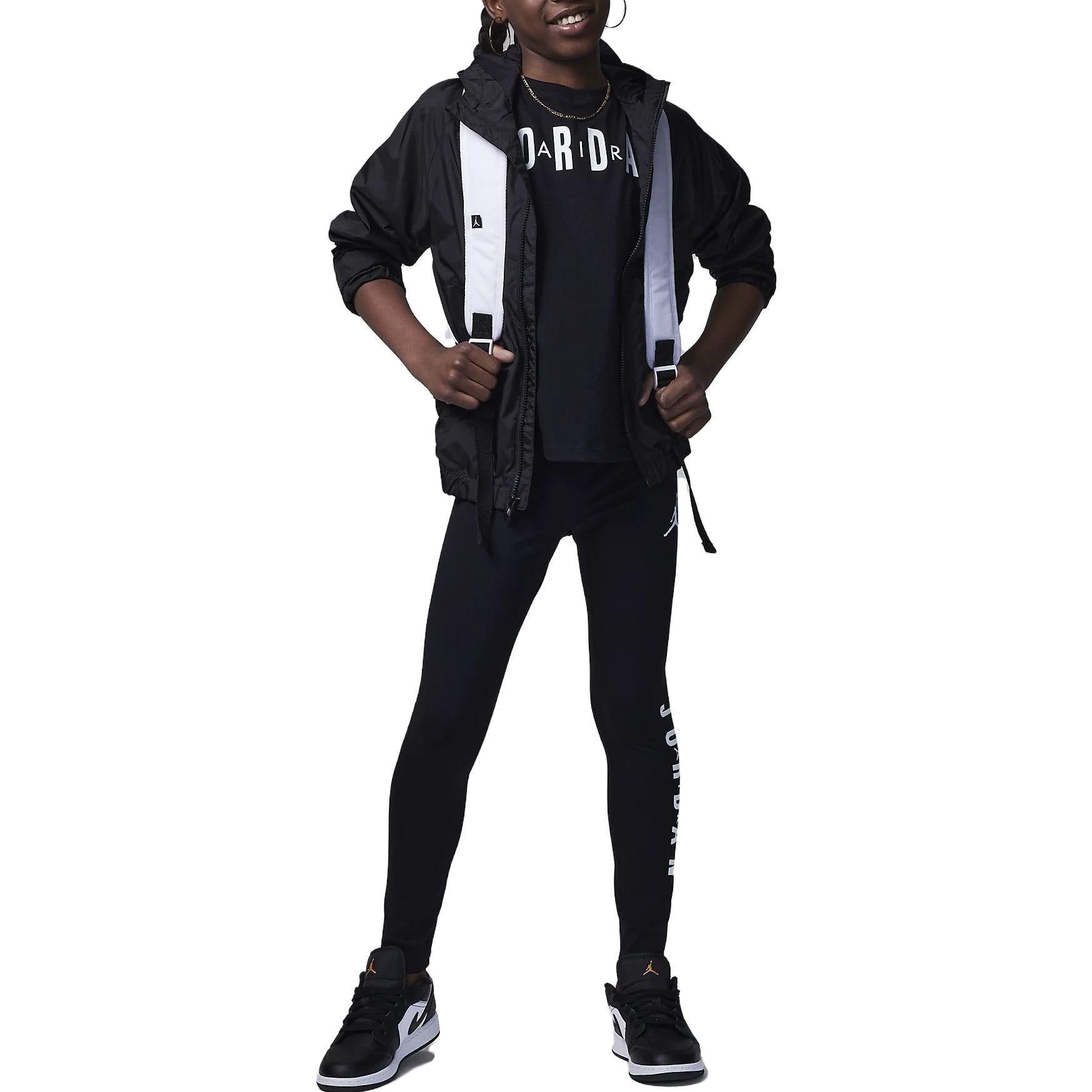 (GS) Air Jordan Post Up Boxy T-shirt 'Black' 45C657-023 sold by KicksCrew product image thumbnail 3