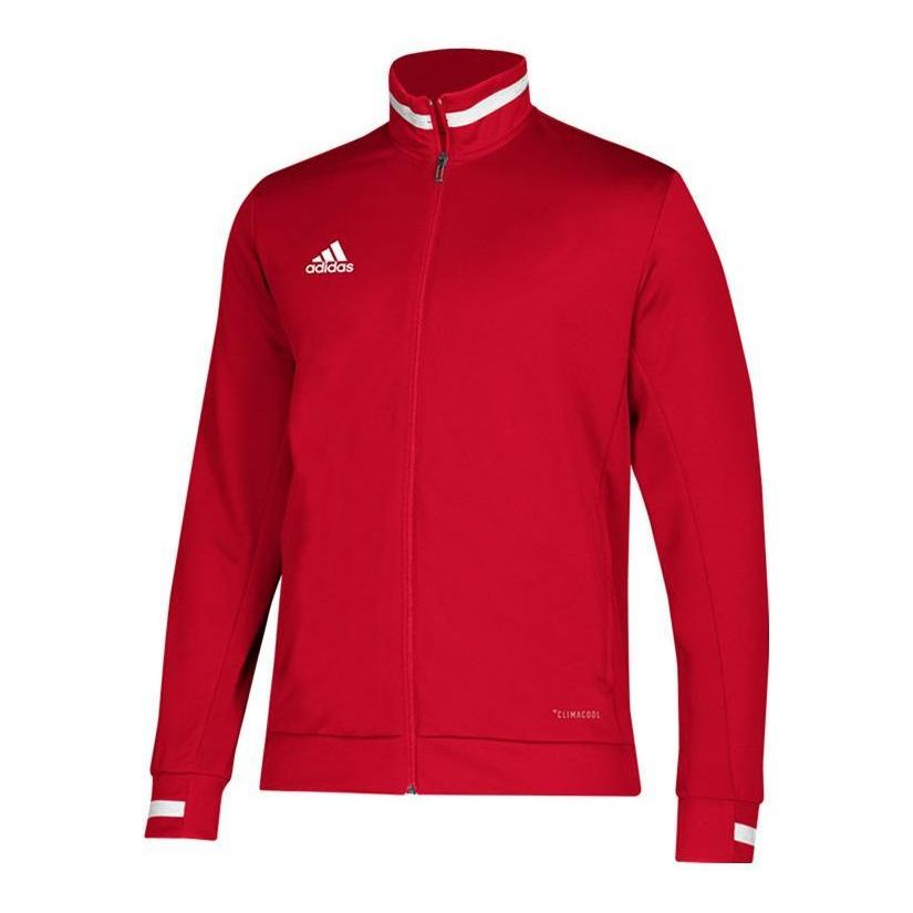 Adidas Team 19 Track Jacket 'Power Red White' DX7323 sold by KicksCrew