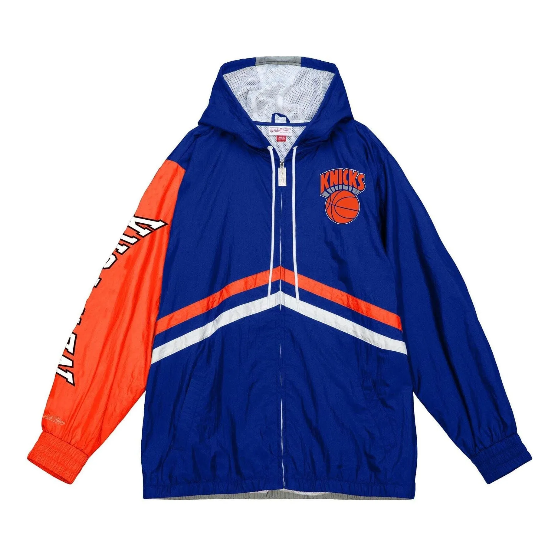Mitchell & Ness x NBA New York Knicks Undeniable Full Zip Windbreaker Jacket 'Blue' OJZP3409-NYKYYPPPROYA sold by KicksCrew
