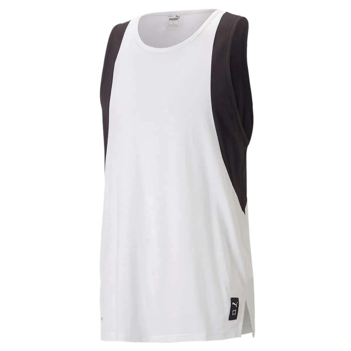 PUMA The Excellence Basketball Tank Top 'White Black' 538615-01 sold by KicksCrew