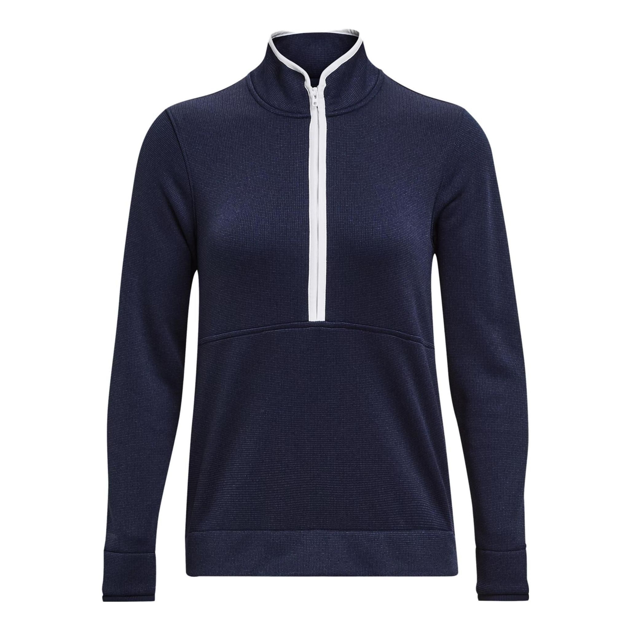 (WMNS) Under Armour Storm Sweater Fleece Half Zip Sweater Fleece 'Navy Blue' 1382923-410 sold by KicksCrew
