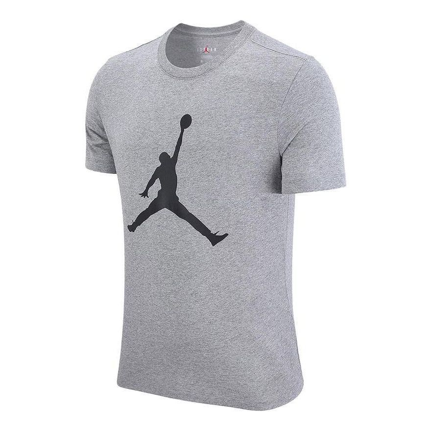 Air Jordan Jumpman Logo T-Shirt 'Grey' DA6797-091 sold by KicksCrew