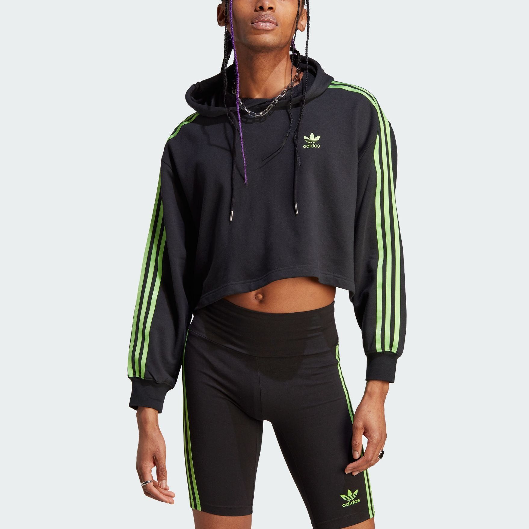 (WMNS) adidas PRIDE RM Hoodie 'Black' IU0050 sold by KicksCrew product image thumbnail 2