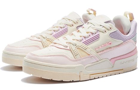 (WMNS) Li-Ning 001 BTC 'White Pink Purple' AGCS104-3 sold by KicksCrew