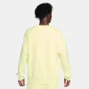Nike Solo Swoosh Fleece Crewneck 'Yellow' DX1362-331 sold by KicksCrew