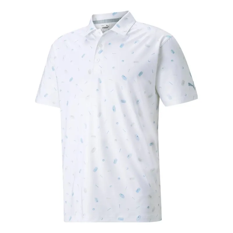 Puma MATTR Snack Shack Polo Shirt 'White' 532116-01 sold by KicksCrew