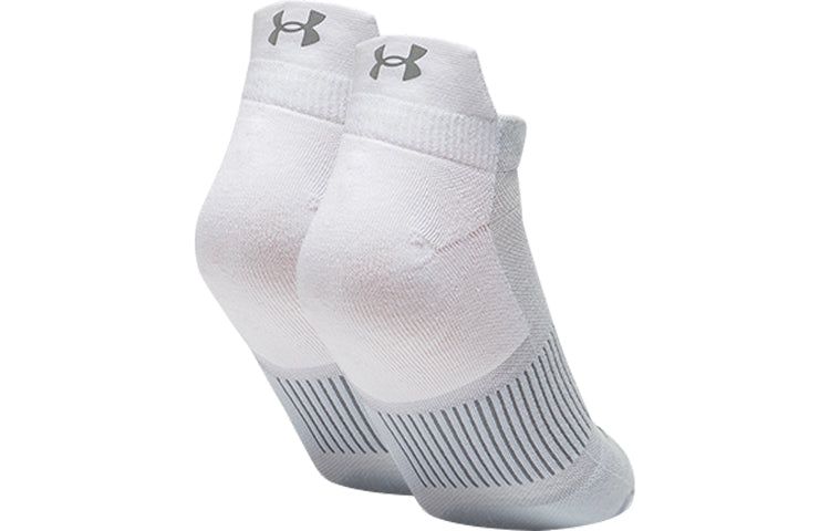 Under Armour ArmourDry Run No Show Socks 'White Grey' 1361164-100 sold by KicksCrew product image thumbnail 2