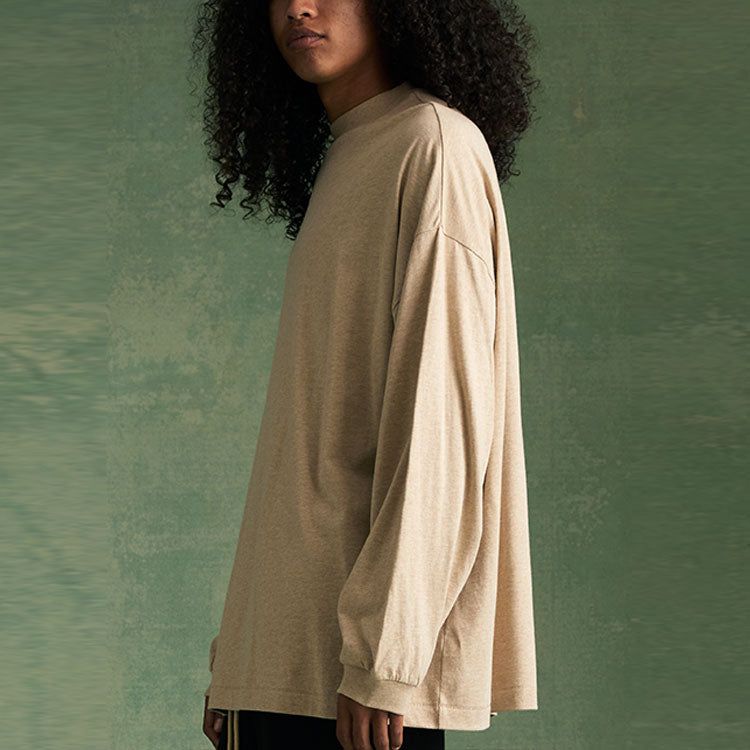 Fear of God Essentials FW23 Long Sleeve Tee 'Gold Heather' 125BT232013F sold by KicksCrew product image thumbnail 5