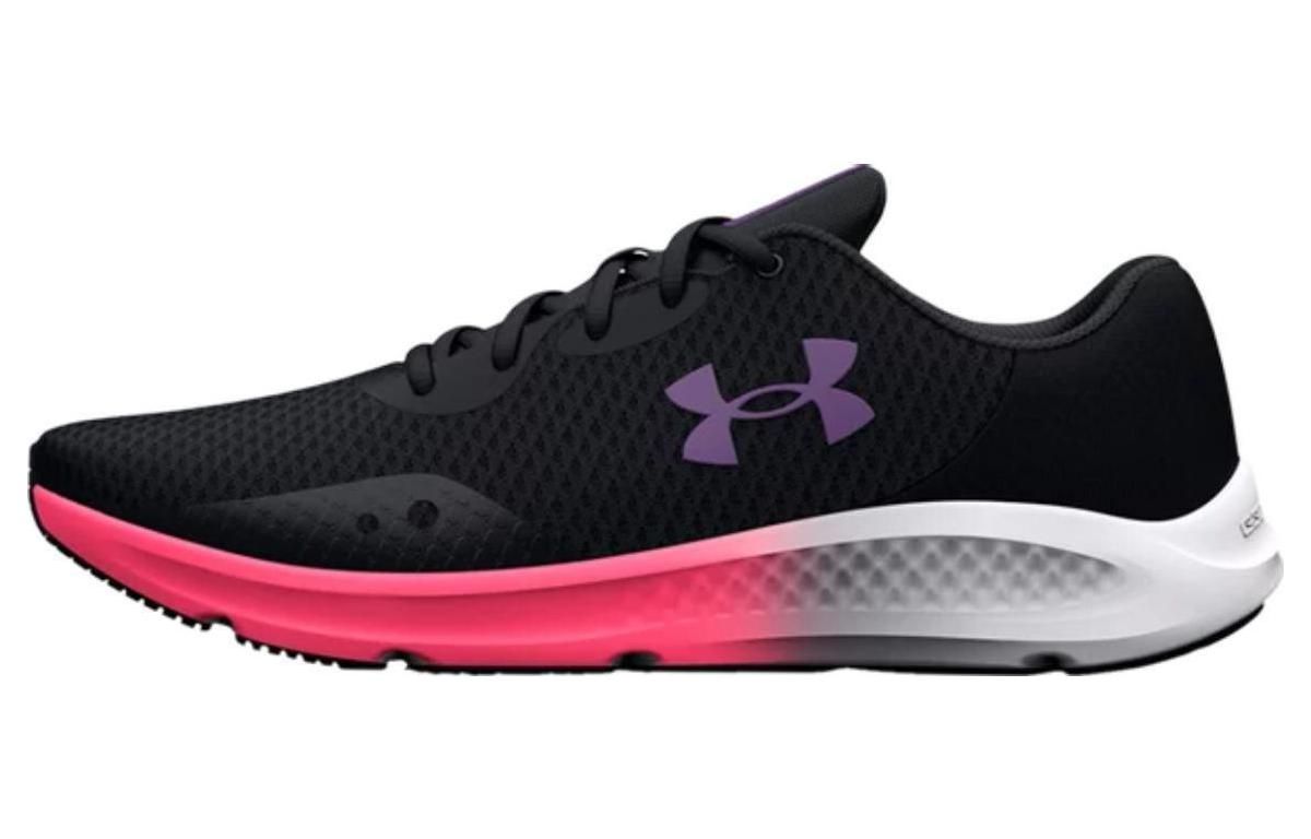 (WMNS) Under Armour Charged Pursuit 3 'Black Pink Shock' 3024889-004 sold by KicksCrew product image thumbnail 2